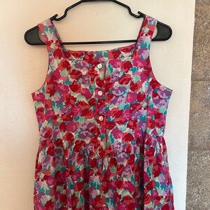 Vtg. 80’s Laura Ashley Floral Jumpsuit